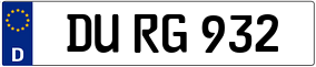 Truck License Plate